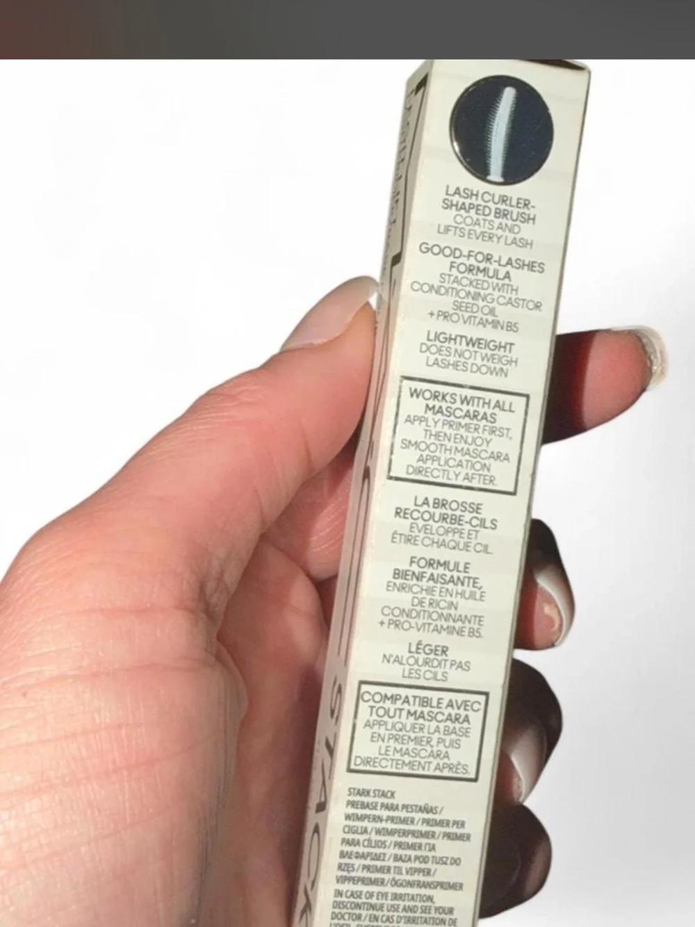 MAC Cosmetics Stack Legit Lift Lash Primer - White/Cream Packaging